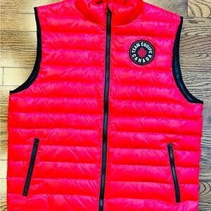 HBC Team Canada Olympic Down Puffer Vest Red Men’s L (Vancouver 2010 Era)
